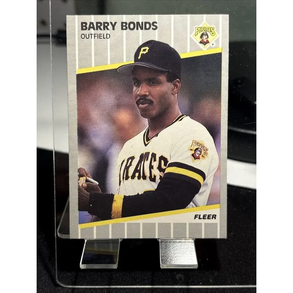4 Baseball Cards Barry Bonds Rookie Lot Topps, Fleer, Toys R Us Mint